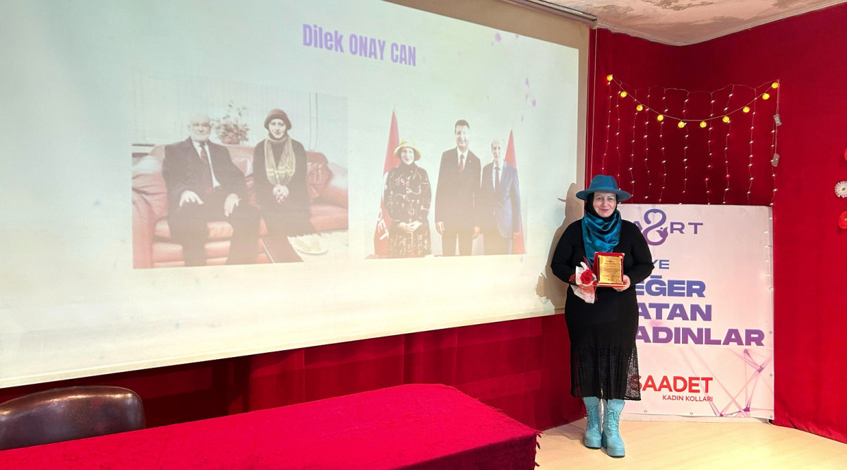 Gazeteci Dilek ONAY CAN’a 8 Mart Dünya kadınlar günü ödül