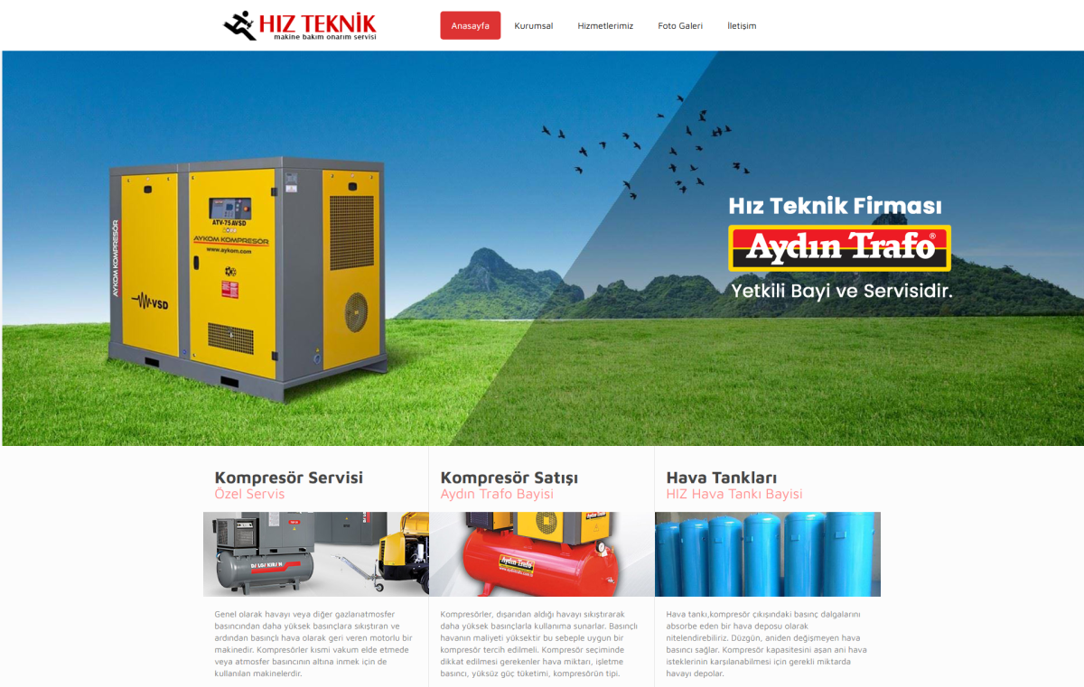 Kompresör Servisinde Profesyonellik ve Güvenilirlik: Hız Teknik Makine