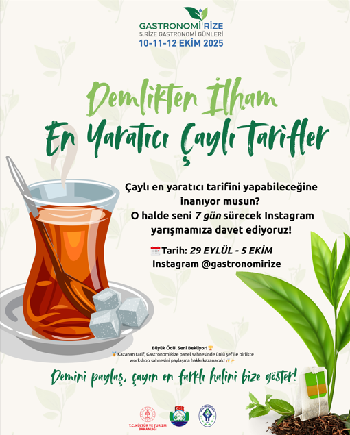 Demlikten İlham: Instagram Çaylı Tarifler Yarışması Başlıyor!