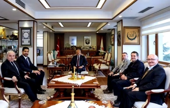 GÜREŞ FEDERASYONU BAŞKANI AKGÜL'DEN RİZE VALİSİ BAYDAŞ'A ZİYARET 